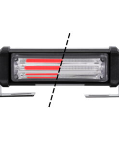 GloboStar® 85035 PRO Series ΣΕΤ 4 x Μπάρες Σήμανσης Οχήματος Αστυνομίας για Αυτοκίνητα & Φορτηγά 13 Προγραμμάτων Φωτισμού LED CREE CXB COB 36W DC 10-30V Αδιάβροχο IP65 Κόκκινο & Μπλε