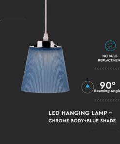 Κρεμαστό Φωτιστικό LED 7W 4000K Μπλε Χρώματος V-TAC – 8506