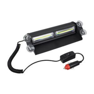 GloboStar® 85113 PRO Series Μπάρα Σήμανσης με Βεντούζες για Παρμπρίζ Οχήματος Security – Ασφαλείας για Αυτοκίνητα & Φορτηγά 13 Προγραμμάτων Φωτισμού STROBE LED CREE CXB COB 18W DC 10-30V IP20 Πράσινο