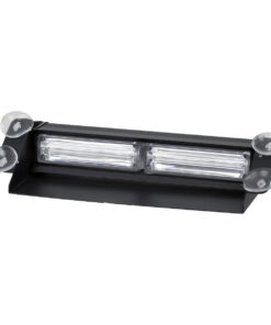 GloboStar® 85114 PRO Series Μπάρα Σήμανσης με Βεντούζες για Παρμπρίζ Οχήματος Αστυνομίας για Αυτοκίνητα & Φορτηγά 13 Προγραμμάτων Φωτισμού STROBE LED CREE CXB COB 18W DC 10-30V IP20 Μπλε