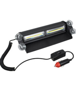 GloboStar® 85116 PRO Series Μπάρα Σήμανσης με Βεντούζες για Παρμπρίζ Οχήματος Ασθενοφόρου για Αυτοκίνητα & Φορτηγά 13 Προγραμμάτων Φωτισμού LED CREE CXB COB 18W DC 10-30V IP20 Ψυχρό Λευκό 6000K