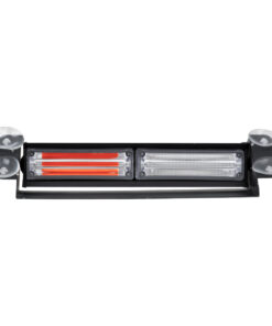 GloboStar® 85117 PRO Series Μπάρα Σήμανσης με Βεντούζες για Παρμπρίζ Οχήματος Αστυνομίας για Αυτοκίνητα & Φορτηγά 13 Προγραμμάτων Φωτισμού LED CREE CXB COB 18W DC 10-30V IP20 Κόκκινο & Μπλε