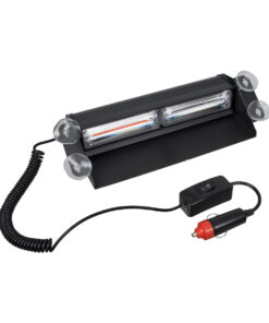 GloboStar® 85117 PRO Series Μπάρα Σήμανσης με Βεντούζες για Παρμπρίζ Οχήματος Αστυνομίας για Αυτοκίνητα & Φορτηγά 13 Προγραμμάτων Φωτισμού LED CREE CXB COB 18W DC 10-30V IP20 Κόκκινο & Μπλε