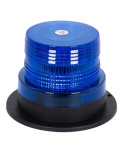 GloboStar® 85152 PRO Series Φάρος Σήμανσης Οχήματος Αστυνομίας για Αυτοκίνητα & Φορτηγά STROBE LED 10W DC 12-24V Αδιάβροχος IP65 Μπλε