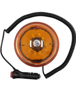 GloboStar® 85159 PRO Series Φάρος Σήμανσης Οχήματος Οδικής Βοήθείας για Αυτοκίνητα & Φορτηγά 6 Προγραμμάτων Φωτισμού STROBE LED 20W DC 10-30V Αδιάβροχος IP65 Πορτοκαλί