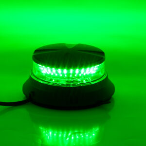 GloboStar® 85169 PRO Series Φάρος Σήμανσης Οχήματος Security – Ασφαλείας για Αυτοκίνητα & Φορτηγά 6 Προγραμμάτων Φωτισμού STROBE LED SMD 3030 48W DC 10-30V Αδιάβροχος IP66 Πράσινο