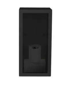 Επιτοίχιο φωτιστικό κήπου E27 IP44 Aluminum + Glass με Μαύρο σώμα V-TAC – 8517