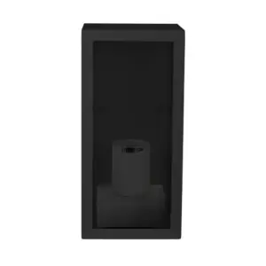 Επιτοίχιο φωτιστικό κήπου E27 IP44 Aluminum + Glass με Μαύρο σώμα V-TAC – 8517