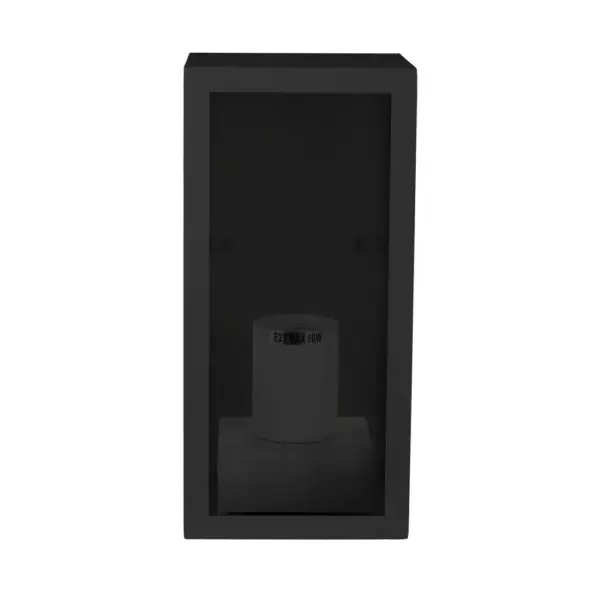 Επιτοίχιο φωτιστικό κήπου E27 IP44 Aluminum + Glass με Μαύρο σώμα V-TAC – 8517