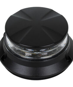 GloboStar® 85170 PRO Series Φάρος Σήμανσης Οχήματος Αστυνομίας για Αυτοκίνητα & Φορτηγά 6 Προγραμμάτων Φωτισμού STROBE LED SMD 3030 48W DC 10-30V Αδιάβροχος IP66 Μπλε