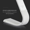 Φορητό Φωτιστικό Γραφείου LED Λευκό 6.5W Dimmable Αφής V-TAC 120° 110lm με Μπαταρία & Εναλλαγή Χρωμάτων Φωτισμού – 8520