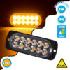GloboStar® 85264 PRO Series Μπάρα Σήμανσης Οχήματος Οδικής Βοήθείας για Αυτοκίνητα & Φορτηγά Φωτισμού STROBE LED SMD 3030 12W DC 12-24V Αδιάβροχη IP65 Πορτοκαλί