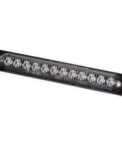 GloboStar® 85268 PRO Series Μπάρα Σήμανσης Οχήματος Αστυνομίας για Αυτοκίνητα & Φορτηγά 10 Προγραμμάτων Φωτισμού STROBE LED SMD 3030 15W DC 12-24V Αδιάβροχη IP65 Μπλε
