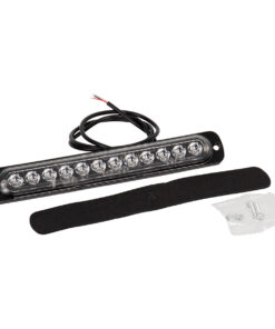 GloboStar® 85268 PRO Series Μπάρα Σήμανσης Οχήματος Αστυνομίας για Αυτοκίνητα & Φορτηγά 10 Προγραμμάτων Φωτισμού STROBE LED SMD 3030 15W DC 12-24V Αδιάβροχη IP65 Μπλε