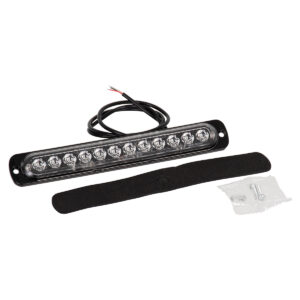 GloboStar® 85268 PRO Series Μπάρα Σήμανσης Οχήματος Αστυνομίας για Αυτοκίνητα & Φορτηγά 10 Προγραμμάτων Φωτισμού STROBE LED SMD 3030 15W DC 12-24V Αδιάβροχη IP65 Μπλε