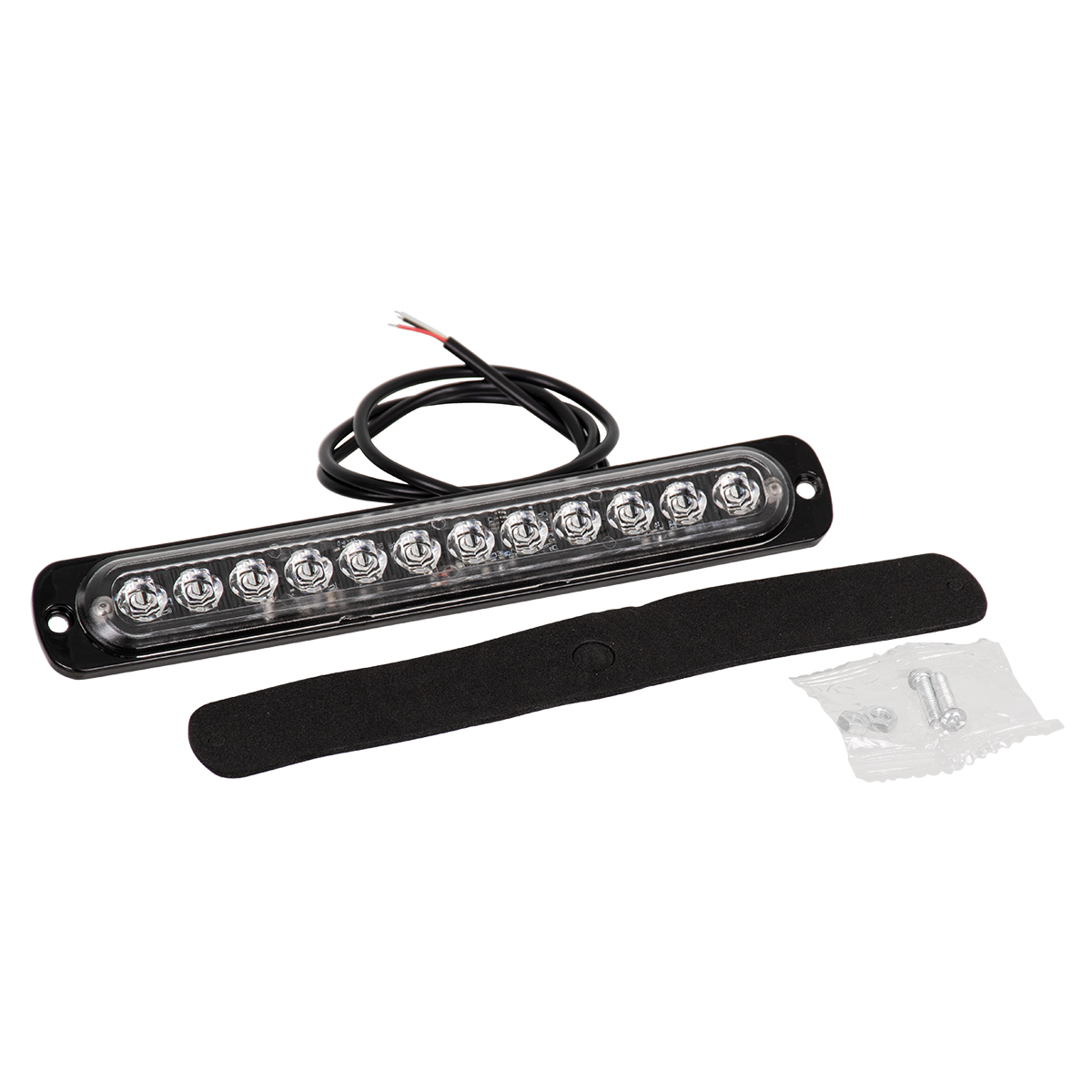 GloboStar® 85268 PRO Series Μπάρα Σήμανσης Οχήματος Αστυνομίας για Αυτοκίνητα & Φορτηγά 10 Προγραμμάτων Φωτισμού STROBE LED SMD 3030 15W DC 12-24V Αδιάβροχη IP65 Μπλε