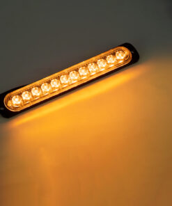 GloboStar® 85269 PRO Series Μπάρα Σήμανσης Οχήματος Οδικής Βοήθείας για Αυτοκίνητα & Φορτηγά 10 Προγραμμάτων Φωτισμού STROBE LED SMD 3030 15W DC 12-24V Αδιάβροχη IP65 Πορτοκαλί