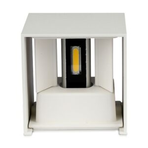 Επιτοίχιο Φωτιστικό Up-Down LED Λευκό ΙP65 Αλουμίνιο V-TAC 11W 4000K Φυσικό – 218528