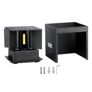 Επιτοίχιο Φωτιστικό Up-Down LED 11W V-TAC Μαύρο ΙP65 Θερμό Λευκό 3000K -218529