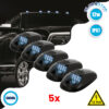 GloboStar® 85304 Πακέτο 5 Τεμάχια Φώτα Όγκου Οροφής – Running Lights για Αυτοκίνητα – SUV – Αγροτικά LED SMD 3030 12W 1200lm DC 12V με Διακόπτη On/Off Αδιάβροχα IP65 5x Ψυχρό Λευκό 6000K