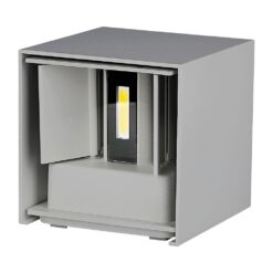 Επιτοίχιο Φωτιστικό Up-Down LED Γκρι ΙP65 Αλουμίνιο V-TAC 11W 4000K Φυσικό – 218532
