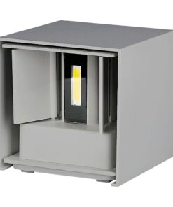 Επιτοίχιο Φωτιστικό Up-Down LED Γκρι ΙP65 Αλουμίνιο V-TAC 11W 4000K Φυσικό – 218532