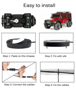 GloboStar® 85331 Car Underbody LED Flood Kit DC 12V 60W με Smart Bluetooth Controller – Εφαρμογή APP & Ασύρματο Χειριστήριο RF Αδιάβροχο IP68 Πολύχρωμο RGB