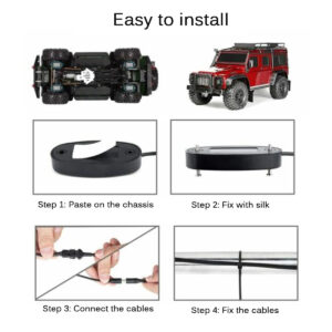 GloboStar® 85331 Car Underbody LED Flood Kit DC 12V 60W με Smart Bluetooth Controller – Εφαρμογή APP & Ασύρματο Χειριστήριο RF Αδιάβροχο IP68 Πολύχρωμο RGB