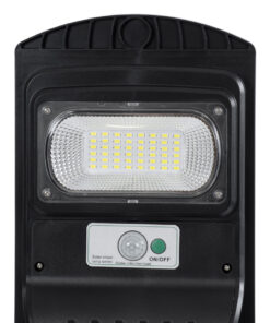 GloboStar® STREETA 85341 Professional LED Solar Street Light Αυτόνομο Ηλιακό Φωτιστικό Δρόμου 30W 300lm 48 x LED SMD 5730 με Ενσωματωμένο Φωτοβολταϊκό Panel 6V 6W & Επαναφορτιζόμενη Μπαταρία Li-ion 3.2V 5000mAh με Αισθητήρα Ημέρας-Νύχτας & PIR Αισθητήρα Κίνησης – Αδιάβροχο IP65 – Ψυχρό Λευκό 6000K – Μ20 x Π6 x Υ40cm – 2 Years Warranty