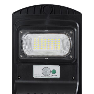 GloboStar® STREETA 85341 Professional LED Solar Street Light Αυτόνομο Ηλιακό Φωτιστικό Δρόμου 30W 300lm 48 x LED SMD 5730 με Ενσωματωμένο Φωτοβολταϊκό Panel 6V 6W & Επαναφορτιζόμενη Μπαταρία Li-ion 3.2V 5000mAh με Αισθητήρα Ημέρας-Νύχτας & PIR Αισθητήρα Κίνησης – Αδιάβροχο IP65 – Ψυχρό Λευκό 6000K – Μ20 x Π6 x Υ40cm – 2 Years Warranty