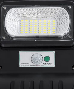 GloboStar® STREETA 85341 Professional LED Solar Street Light Αυτόνομο Ηλιακό Φωτιστικό Δρόμου 30W 300lm 48 x LED SMD 5730 με Ενσωματωμένο Φωτοβολταϊκό Panel 6V 6W & Επαναφορτιζόμενη Μπαταρία Li-ion 3.2V 5000mAh με Αισθητήρα Ημέρας-Νύχτας & PIR Αισθητήρα Κίνησης – Αδιάβροχο IP65 – Ψυχρό Λευκό 6000K – Μ20 x Π6 x Υ40cm – 2 Years Warranty
