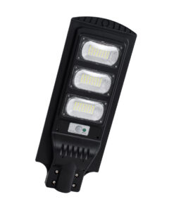 GloboStar® STREETA 85343 Professional LED Solar Street Light Αυτόνομο Ηλιακό Φωτιστικό Δρόμου 90W 900lm 144 x LED SMD 5730 με Ενσωματωμένο Φωτοβολταϊκό Panel 6V 12W & Επαναφορτιζόμενη Μπαταρία Li-ion 3.2V 12000mAh με Αισθητήρα Ημέρας-Νύχτας & PIR Αισθητήρα Κίνησης – Αδιάβροχο IP65 – Ψυχρό Λευκό 6000K – Μ24 x Π6 x Υ63cm – 2 Years Warranty