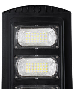 GloboStar® STREETA 85343 Professional LED Solar Street Light Αυτόνομο Ηλιακό Φωτιστικό Δρόμου 90W 900lm 144 x LED SMD 5730 με Ενσωματωμένο Φωτοβολταϊκό Panel 6V 12W & Επαναφορτιζόμενη Μπαταρία Li-ion 3.2V 12000mAh με Αισθητήρα Ημέρας-Νύχτας & PIR Αισθητήρα Κίνησης – Αδιάβροχο IP65 – Ψυχρό Λευκό 6000K – Μ24 x Π6 x Υ63cm – 2 Years Warranty