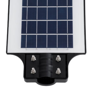 GloboStar® STREETA 85343 Professional LED Solar Street Light Αυτόνομο Ηλιακό Φωτιστικό Δρόμου 90W 900lm 144 x LED SMD 5730 με Ενσωματωμένο Φωτοβολταϊκό Panel 6V 12W & Επαναφορτιζόμενη Μπαταρία Li-ion 3.2V 12000mAh με Αισθητήρα Ημέρας-Νύχτας & PIR Αισθητήρα Κίνησης – Αδιάβροχο IP65 – Ψυχρό Λευκό 6000K – Μ24 x Π6 x Υ63cm – 2 Years Warranty