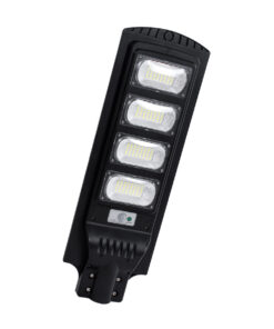 GloboStar® STREETA 85344 Professional LED Solar Street Light Αυτόνομο Ηλιακό Φωτιστικό Δρόμου 120W 1200lm 192 x LED SMD 5730 με Ενσωματωμένο Φωτοβολταϊκό Panel 6V 15W & Επαναφορτιζόμενη Μπαταρία Li-ion 3.2V 15000mAh με Αισθητήρα Ημέρας-Νύχτας & PIR Αισθητήρα Κίνησης – Αδιάβροχο IP65 – Ψυχρό Λευκό 6000K – Μ24 x Π6 x Υ73cm – 2 Years Warranty