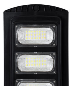 GloboStar® STREETA 85344 Professional LED Solar Street Light Αυτόνομο Ηλιακό Φωτιστικό Δρόμου 120W 1200lm 192 x LED SMD 5730 με Ενσωματωμένο Φωτοβολταϊκό Panel 6V 15W & Επαναφορτιζόμενη Μπαταρία Li-ion 3.2V 15000mAh με Αισθητήρα Ημέρας-Νύχτας & PIR Αισθητήρα Κίνησης – Αδιάβροχο IP65 – Ψυχρό Λευκό 6000K – Μ24 x Π6 x Υ73cm – 2 Years Warranty