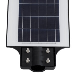 GloboStar® STREETA 85344 Professional LED Solar Street Light Αυτόνομο Ηλιακό Φωτιστικό Δρόμου 120W 1200lm 192 x LED SMD 5730 με Ενσωματωμένο Φωτοβολταϊκό Panel 6V 15W & Επαναφορτιζόμενη Μπαταρία Li-ion 3.2V 15000mAh με Αισθητήρα Ημέρας-Νύχτας & PIR Αισθητήρα Κίνησης – Αδιάβροχο IP65 – Ψυχρό Λευκό 6000K – Μ24 x Π6 x Υ73cm – 2 Years Warranty