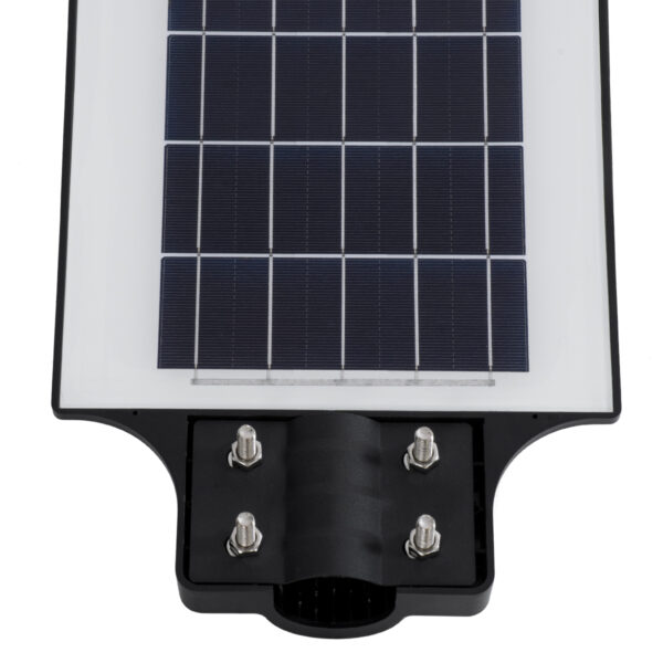 GloboStar® STREETA 85344 Professional LED Solar Street Light Αυτόνομο Ηλιακό Φωτιστικό Δρόμου 120W 1200lm 192 x LED SMD 5730 με Ενσωματωμένο Φωτοβολταϊκό Panel 6V 15W & Επαναφορτιζόμενη Μπαταρία Li-ion 3.2V 15000mAh με Αισθητήρα Ημέρας-Νύχτας & PIR Αισθητήρα Κίνησης – Αδιάβροχο IP65 – Ψυχρό Λευκό 6000K – Μ24 x Π6 x Υ73cm – 2 Years Warranty