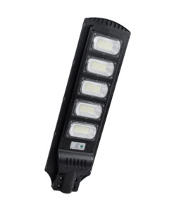 GloboStar® STREETA 85345 Professional LED Solar Street Light Αυτόνομο Ηλιακό Φωτιστικό Δρόμου 150W 1500lm 240 x LED SMD 5730 με Ενσωματωμένο Φωτοβολταϊκό Panel 6V 18W & Επαναφορτιζόμενη Μπαταρία Li-ion 3.2V 20000mAh με Αισθητήρα Ημέρας-Νύχτας & PIR Αισθητήρα Κίνησης – Αδιάβροχο IP65 – Ψυχρό Λευκό 6000K – Μ25 x Π6 x Υ83cm – 2 Years Warranty