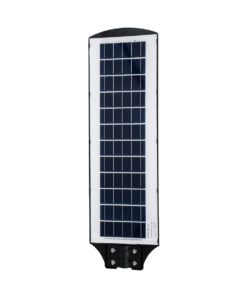 GloboStar® STREETA 85345 Professional LED Solar Street Light Αυτόνομο Ηλιακό Φωτιστικό Δρόμου 150W 1500lm 240 x LED SMD 5730 με Ενσωματωμένο Φωτοβολταϊκό Panel 6V 18W & Επαναφορτιζόμενη Μπαταρία Li-ion 3.2V 20000mAh με Αισθητήρα Ημέρας-Νύχτας & PIR Αισθητήρα Κίνησης – Αδιάβροχο IP65 – Ψυχρό Λευκό 6000K – Μ25 x Π6 x Υ83cm – 2 Years Warranty