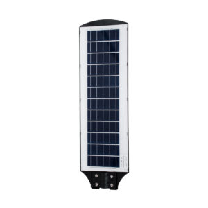 GloboStar® STREETA 85345 Professional LED Solar Street Light Αυτόνομο Ηλιακό Φωτιστικό Δρόμου 150W 1500lm 240 x LED SMD 5730 με Ενσωματωμένο Φωτοβολταϊκό Panel 6V 18W & Επαναφορτιζόμενη Μπαταρία Li-ion 3.2V 20000mAh με Αισθητήρα Ημέρας-Νύχτας & PIR Αισθητήρα Κίνησης – Αδιάβροχο IP65 – Ψυχρό Λευκό 6000K – Μ25 x Π6 x Υ83cm – 2 Years Warranty