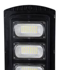 GloboStar® STREETA 85345 Professional LED Solar Street Light Αυτόνομο Ηλιακό Φωτιστικό Δρόμου 150W 1500lm 240 x LED SMD 5730 με Ενσωματωμένο Φωτοβολταϊκό Panel 6V 18W & Επαναφορτιζόμενη Μπαταρία Li-ion 3.2V 20000mAh με Αισθητήρα Ημέρας-Νύχτας & PIR Αισθητήρα Κίνησης – Αδιάβροχο IP65 – Ψυχρό Λευκό 6000K – Μ25 x Π6 x Υ83cm – 2 Years Warranty