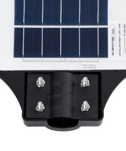 GloboStar® STREETA 85345 Professional LED Solar Street Light Αυτόνομο Ηλιακό Φωτιστικό Δρόμου 150W 1500lm 240 x LED SMD 5730 με Ενσωματωμένο Φωτοβολταϊκό Panel 6V 18W & Επαναφορτιζόμενη Μπαταρία Li-ion 3.2V 20000mAh με Αισθητήρα Ημέρας-Νύχτας & PIR Αισθητήρα Κίνησης – Αδιάβροχο IP65 – Ψυχρό Λευκό 6000K – Μ25 x Π6 x Υ83cm – 2 Years Warranty