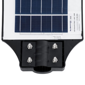 GloboStar® STREETA 85345 Professional LED Solar Street Light Αυτόνομο Ηλιακό Φωτιστικό Δρόμου 150W 1500lm 240 x LED SMD 5730 με Ενσωματωμένο Φωτοβολταϊκό Panel 6V 18W & Επαναφορτιζόμενη Μπαταρία Li-ion 3.2V 20000mAh με Αισθητήρα Ημέρας-Νύχτας & PIR Αισθητήρα Κίνησης – Αδιάβροχο IP65 – Ψυχρό Λευκό 6000K – Μ25 x Π6 x Υ83cm – 2 Years Warranty