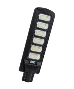 GloboStar® STREETA 85346 Professional LED Solar Street Light Αυτόνομο Ηλιακό Φωτιστικό Δρόμου 180W 1800lm 288 x LED SMD 5730 με Ενσωματωμένο Φωτοβολταϊκό Panel 6V 20W & Επαναφορτιζόμενη Μπαταρία Li-ion 3.2V 30000mAh με Αισθητήρα Ημέρας-Νύχτας & PIR Αισθητήρα Κίνησης – Αδιάβροχο IP65 – Ψυχρό Λευκό 6000K – Μ25 x Π7 x Υ83cm – 2 Years Warranty