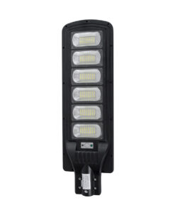 GloboStar® STREETA 85346 Professional LED Solar Street Light Αυτόνομο Ηλιακό Φωτιστικό Δρόμου 180W 1800lm 288 x LED SMD 5730 με Ενσωματωμένο Φωτοβολταϊκό Panel 6V 20W & Επαναφορτιζόμενη Μπαταρία Li-ion 3.2V 30000mAh με Αισθητήρα Ημέρας-Νύχτας & PIR Αισθητήρα Κίνησης – Αδιάβροχο IP65 – Ψυχρό Λευκό 6000K – Μ25 x Π7 x Υ83cm – 2 Years Warranty
