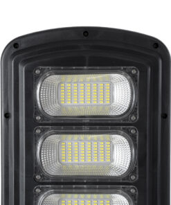 GloboStar® STREETA 85346 Professional LED Solar Street Light Αυτόνομο Ηλιακό Φωτιστικό Δρόμου 180W 1800lm 288 x LED SMD 5730 με Ενσωματωμένο Φωτοβολταϊκό Panel 6V 20W & Επαναφορτιζόμενη Μπαταρία Li-ion 3.2V 30000mAh με Αισθητήρα Ημέρας-Νύχτας & PIR Αισθητήρα Κίνησης – Αδιάβροχο IP65 – Ψυχρό Λευκό 6000K – Μ25 x Π7 x Υ83cm – 2 Years Warranty