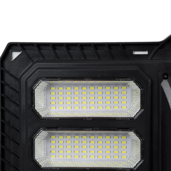GloboStar® STREETO 85347 Professional LED Solar Street Light Αυτόνομο Ηλιακό Φωτιστικό Δρόμου 150W 1000lm 300 x LED SMD 5730 με Ενσωματωμένο Φωτοβολταϊκό Panel 6V 12W & Επαναφορτιζόμενη Μπαταρία Li-ion 3.2V 10000mAh με Αισθητήρα Ημέρας-Νύχτας & PIR Αισθητήρα Κίνησης – Αδιάβροχο IP65 – Ψυχρό Λευκό 6000K – Μ52 x Π5 x Υ13cm – 2 Years Warranty