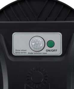 GloboStar® STREETO 85347 Professional LED Solar Street Light Αυτόνομο Ηλιακό Φωτιστικό Δρόμου 150W 1000lm 300 x LED SMD 5730 με Ενσωματωμένο Φωτοβολταϊκό Panel 6V 12W & Επαναφορτιζόμενη Μπαταρία Li-ion 3.2V 10000mAh με Αισθητήρα Ημέρας-Νύχτας & PIR Αισθητήρα Κίνησης – Αδιάβροχο IP65 – Ψυχρό Λευκό 6000K – Μ52 x Π5 x Υ13cm – 2 Years Warranty