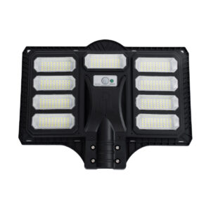 GloboStar® STREETO 85348 Professional LED Solar Street Light Αυτόνομο Ηλιακό Φωτιστικό Δρόμου 200W 1500lm 450 x LED SMD 5730 με Ενσωματωμένο Φωτοβολταϊκό Panel 6V 18W & Επαναφορτιζόμενη Μπαταρία Li-ion 3.2V 15000mAh με Αισθητήρα Ημέρας-Νύχτας & PIR Αισθητήρα Κίνησης – Αδιάβροχο IP65 – Ψυχρό Λευκό 6000K – Μ42 x Π6 x Υ54cm – 2 Years Warranty